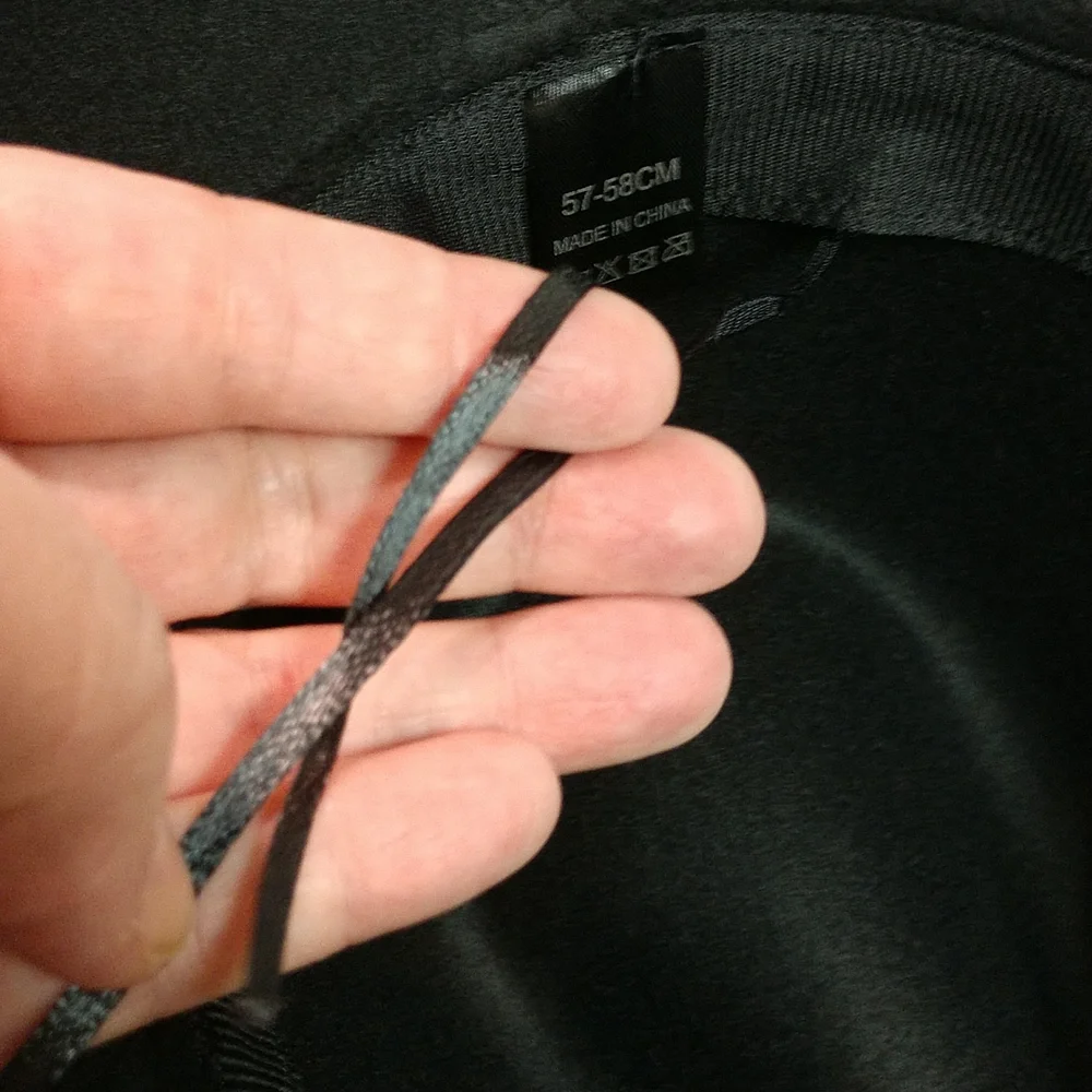 Unisex Black Western Cowboy Hat  Silver-tone Conch Faux Leather Strap - Picture 14 of 17